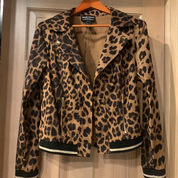 Frank Lyman Leopard Jacket / Size 10 - Picture 2 of 6
